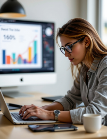 Website analytics and performance tracking for business growth